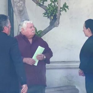 Craig Case is arrested outside of Santa Barbara Superior Court