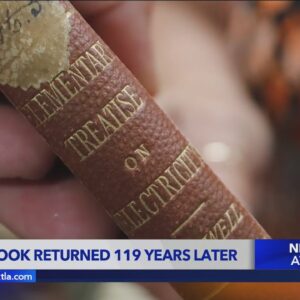 Extremely overdue book returned to library 119 years later