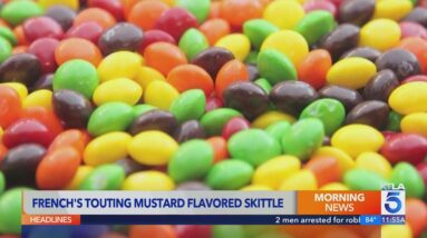 French’s and Skittles team up to release mustard-flavored candy