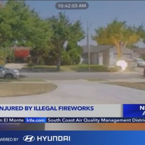 Gardener seriously injured by illegal fireworks on Torrance job site