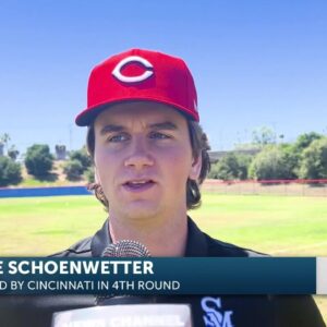 San Marcos High School graduate Cole Schoenwetter is drafted early in the fourth round in the ...