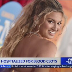 Grammy award-winning singer Tori Kelly hospitalized for blood clots