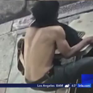 Homeless man found living in underground vault in downtown Los Angeles