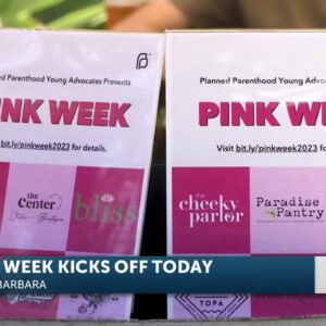 Pink week hosted by Planned Parenthood kicks off on the Central and South Coasts