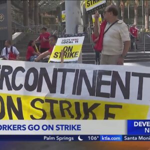 Hotel workers in Southern California go on strike