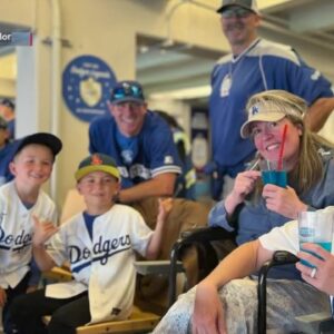 Local firefighters surprise woman with Multiple Sclerosis with an LA Dodgers Game
