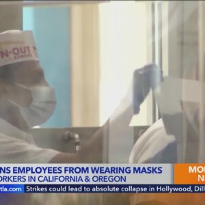 In-N-Out bans employees from wearing masks