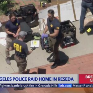 Local, federal agents raid home in Reseda