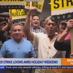 Local hotel worker strike looms amid upcoming holiday weekend