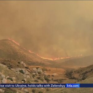 Rapidly spreading ‘Rabbit Fire’ scorching over 7,500 acres in Riverside County