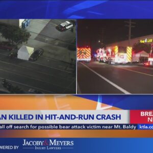 Man igniting fireworks run down by hit-and-run driver in Los Angeles