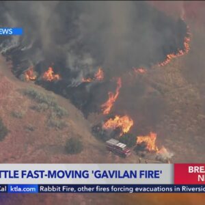 Massive Gavilan Fire forces evacuations in Riverside County