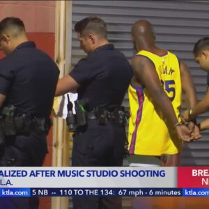 Music studio shooting leaves 1 dead in downtown Los Angeles