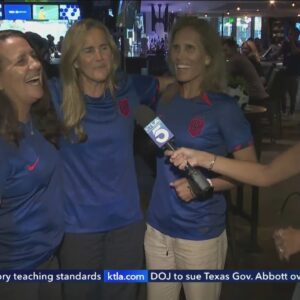 L.A. fans, former champions, celebrate U.S. Women's Soccer Team in 2023 World Cup