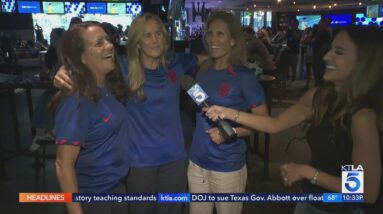 L.A. fans, former champions, celebrate U.S. Women's Soccer Team in 2023 World Cup