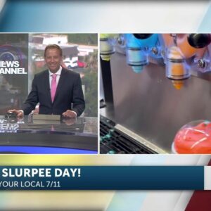 Orcutt 7-Eleven gives out free slurpees on Slurpee Day