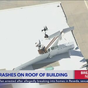 Plane crashes into hangar at Long Beach Airport