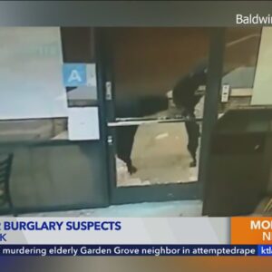 Police in Baldwin Park searching for 2 burglary suspects