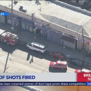 Police searching for shooting suspect in South L.A.