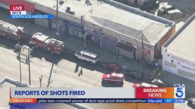 Police searching for shooting suspect in South L.A.