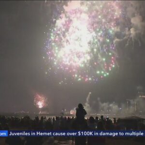 Post of San Diego's 22nd Big Bay Boom fireworks light up on July 4