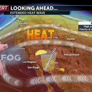 Prepare for another hot weekend inland, warm on the coast