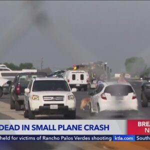 Aircraft crashes into hangar at airport in San Bernardino County; 3 reported dead 