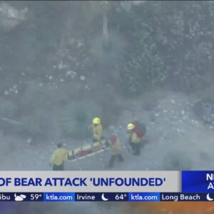 Reports of bear attack near Mt. Baldy 'unfounded'