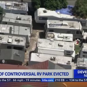 Residents of illegal RV park evicted
