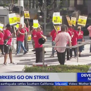 SoCal hotel workers walk off job over labor disputes