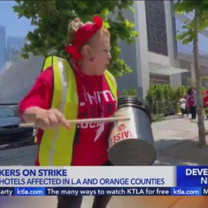 Southern California hotel workers go on strike