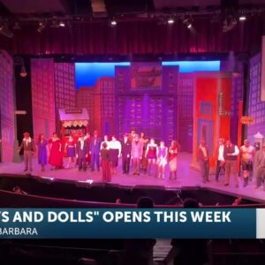 The curtain rises at SBCC's Garvin Theatre for "Guys and Dolls"