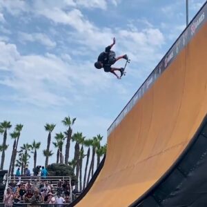 Tony Hawk shows off his vert tricks on final day of X Games in Ventura