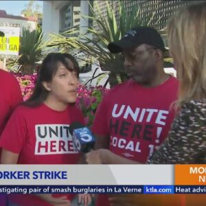 Southern California hotel workers strike again as 'hot labor summer' grows