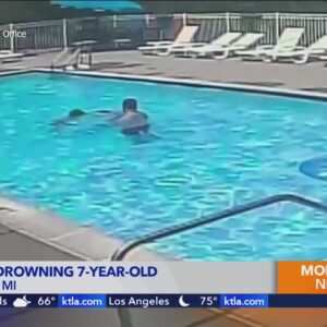 Video shows boys save drowning 7-year-old
