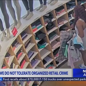 Video shows woman ransacking Lululemon store at Orange County mall
