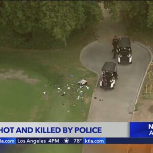 L.A. County sheriff's deputy shot, killed by police on Fontana golf course