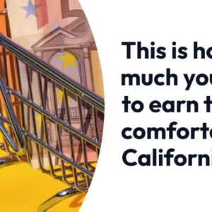 This is how much single people need to earn to live comfortably in California