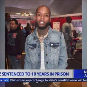 Tory Lanez gets 10 years in prison for shooting Megan Thee Stallion in L.A.
