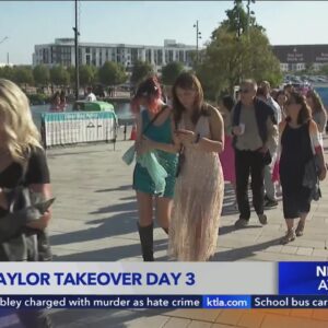 Swifties head to Sofi Stadium in L.A. for third night of Taylor Swift's 'The Eras Tour'