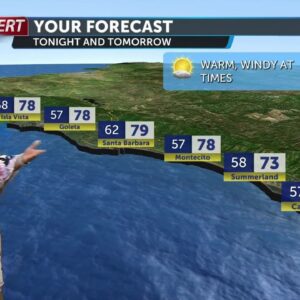 A big gap in temperature from the coast to the interior Thursday