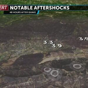 Aftershocks wake people up in and around Ojai