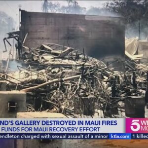 Artist Wyland's gallery destroyed in Maui wildfires
