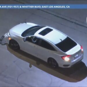Authorities pursue stolen vehicle in L.A. County