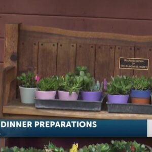 Devereux California makes succulent center pieces for Annual Goleta's Dam Dinner