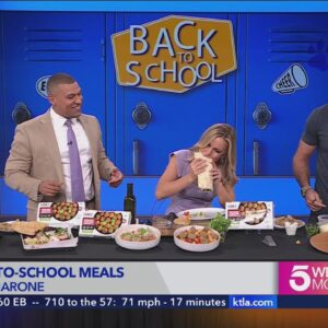 Chef Sharone shares easy Back to School meals