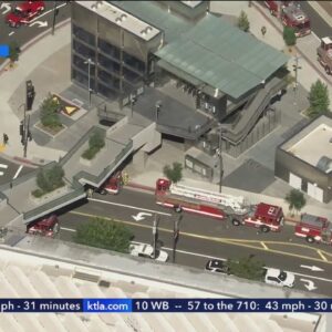Crews respond after A Line loses power in downtown L.A.