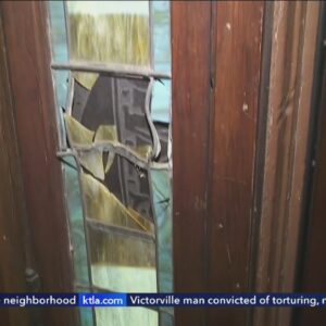 Rock throwing vandal causing thousands of dollars in damage to buildings in Pomona