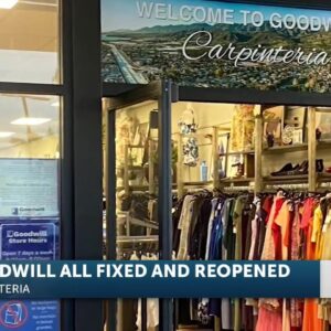 Goodwill of Carpinteria reopens after storm damage