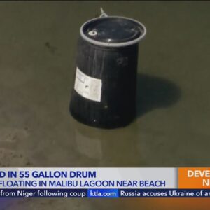 Authorities try to identify body found in 55-gallon drum in Malibu Lagoon